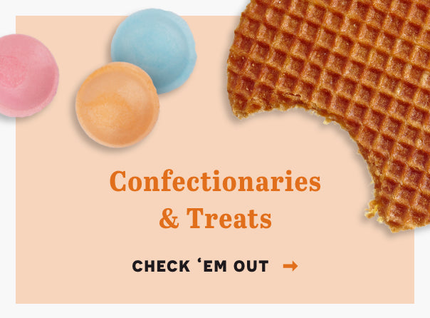 Confectionaries and treats. Click here to check 'em out