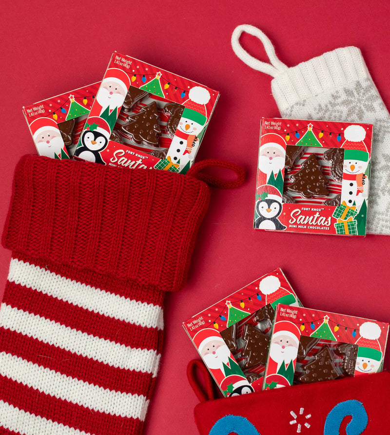 Fort Knox® Santas Mini Milk Chocolates